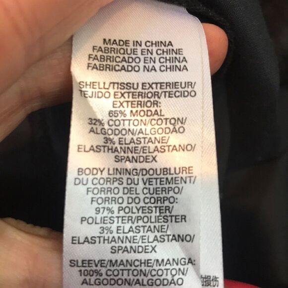 French Connection Flared Sleeve Black Dress Sz 4 - Picture 8 of 8